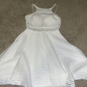 White formal dress